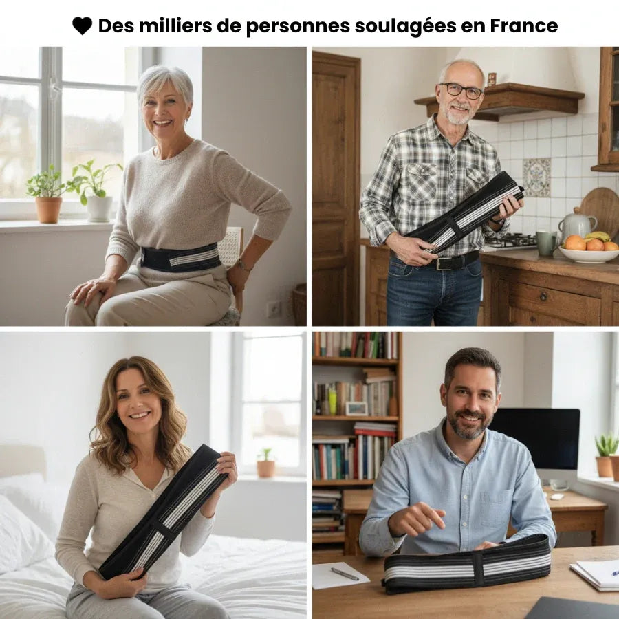 Ceinture Orthopédique | Élimine 95 % des douleurs lombaires en seulement 48 heures