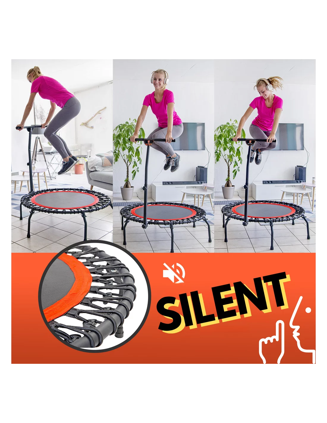 Trampoline Fitness - Mini Trampoline Starflex pro