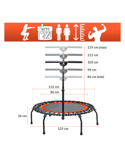 Trampoline Fitness - Mini Trampoline Starflex pro
